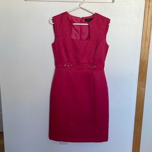 sleeveless pink dress size 4P.